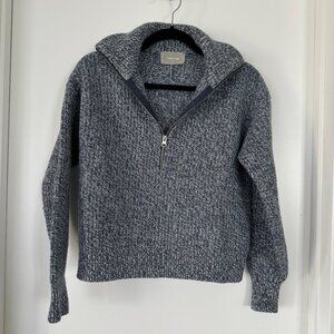 The Half-Zip Sweater in Luxe Merino (S)